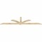Ekena Millwork Redmond Rough Sawn Timber Gable Bracket, Douglas Fir, 108"W x 27"H x 2"D x 4"F, 6/12 Pitch GBW108X27X0204RED00RDF - alternate 4